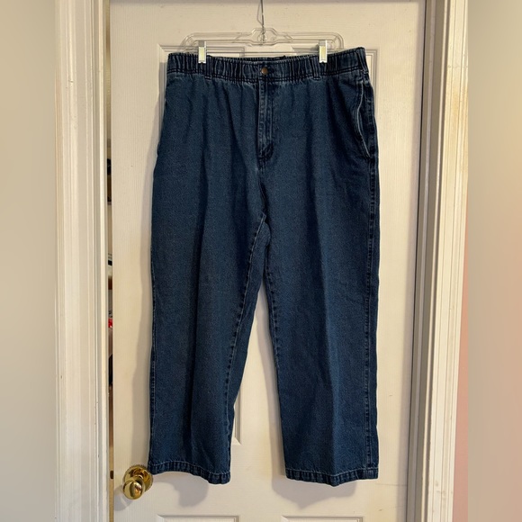 Elastic Waist Petite Jeans - Picture 1 of 8